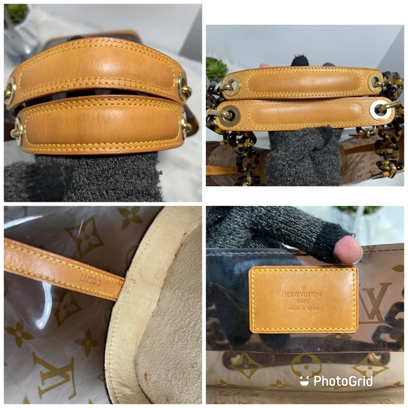 Sac Ambre Monogram MM Vinyl Tote Bag - Picture 12 of 16